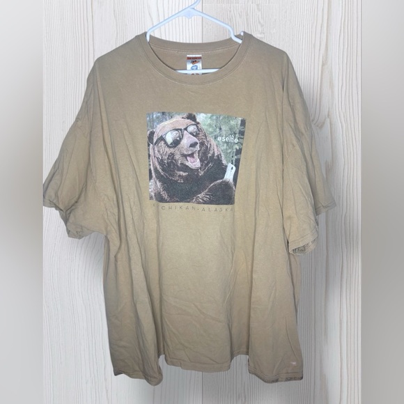 Men’s Graphic Nature Meme Oversized Drop Shoulder Tee - Picture 2 of 9